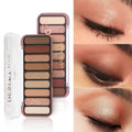 9‑Color Earth Tone Eyeshadow Palette, Pigmented Matte Shimmer Eye Shadow Set