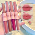 Double‑Ended Velvet & Glossy Lip Gloss, Long Lasting Dual‑Finish Lip Makeup