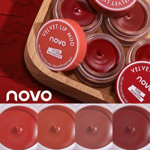 Jar‑Type Velvet Lip Mud, Soft Fog Matte Lip Paste Multi Shade Lip Makeup