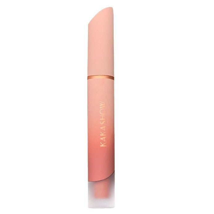 Slim Tube Matte Lip Gloss, Soft Non‑Drying Velvet Lip Tint for Daily Wear