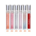 Shimmer Plumping Lip Gloss, Hydrating Clear Glitter Lip Oil for Moisturizing Lips